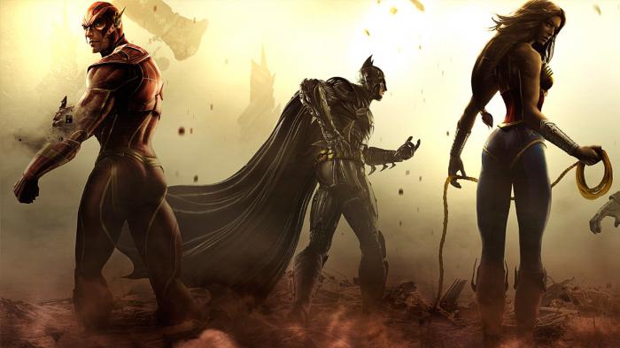 Injustice 2 игры Бэтмен Флэш скачать