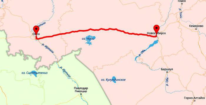 Сколько часов до новосибирска на поезде. Омск Новосибирск маршрут. Омск Новосибирск расстояние. Омск и Новосибирск на карте. Новосибирск Омск карта дороги.
